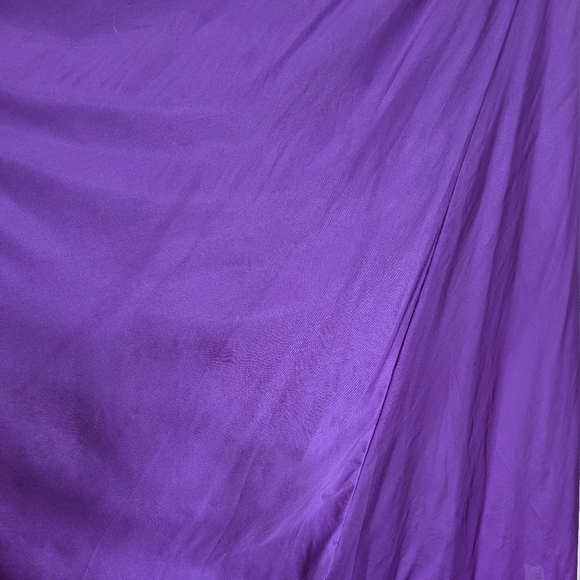 Olga Bodysilk Purple Full Sweep Nightgown Lingerie - Picture 8 of 13